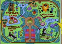 Map to Itchy & Scratchy Land 