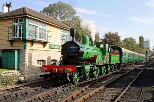 Solve LSWR Class Adams T3 4-4-0 563 at Swanage, 2023. jigsaw puzzle ...