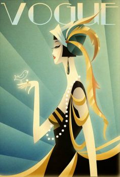 Jigsaw Puzzle Vogue Clawkate In Art Deco Design 216 Pieces Jigidi
