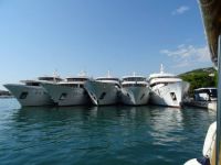 Quintuplets?  Five yachts in Dubrovnik.