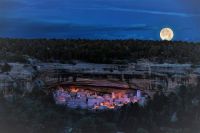 Full moon over mesa verde edit