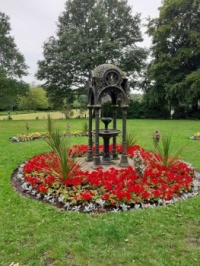 Flower display, Astley Park, Chorley