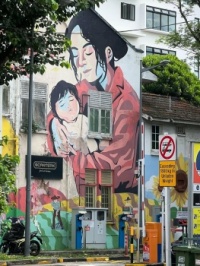 Mural in Singapore