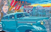 "Mother Myth of Route 66" mural at Flagstaff, Atizona