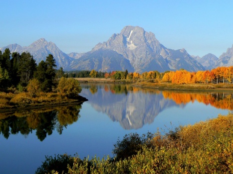 Solve Oxbow Bend, Grand Teton National Park jigsaw puzzle online with ...