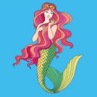A beautiful mermaid