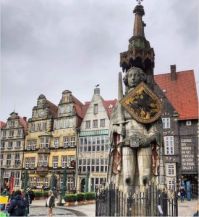 5.17 The Bremen Roland is a statue of Roland, erected in 1404