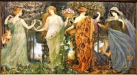 Walter Crane (1845-1915), A Masque for the Four Seasons 1905-09 Oil on canvas - 1 OF 1