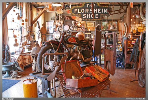 Solve american pickers shop, nashville jigsaw puzzle online with 150 pieces