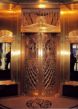 Art Deco Peacock Elevator