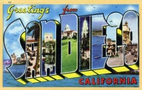 Postcard: San Diego