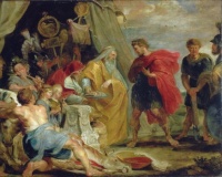 Decius Mus consulting the Auspices, 1617 by Rubens