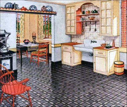 vintage kitchen 