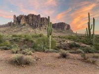 Superstition Mountains at Lost Dutchman state park, AZ