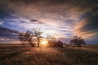 An old farmhouse on the eastern plains of Colorado