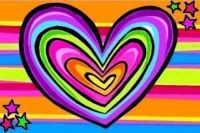 Corazón multicolor