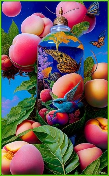 Solve Персики. jigsaw puzzle online with 54 pieces