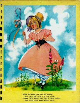 Solve Mother Goose- Little Bo Peep jigsaw puzzle online with 30 pieces