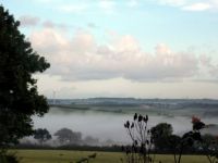 Misty Morning in August in the Valley - Devon