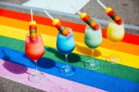 Rainbow Cocktail Pops
