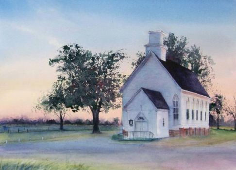Twilight Church by Patricia Henderson