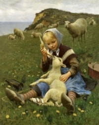 Hans Ole Brasen - (Danish, 1849–1930) - Tender Care, date not known.