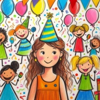 Birthday!  (resizable 9 to 600 pieces)