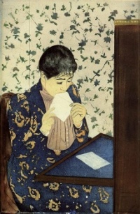 Mary Cassatt - The Letter - 1891