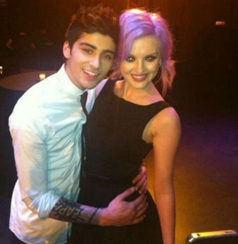 Zayn and Perrie at Madison Square Garden:)