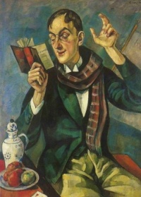 Roman Kramsztyk 1918 Portret poety Jana Lechonia