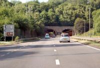 A40 approaching Monmouth tunnels