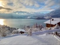Lake of Thun/Switzerland 3 dec 2023