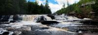 Manido Falls, Porcupine Mountain State Park, Presque Isle River, Michigan UP USA