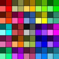 100 Shaded Squares - Medium