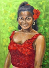 Samuel Lind Artwork  -  'Ella es Caribe'