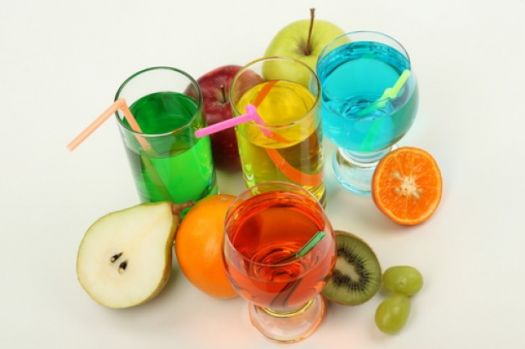 Cocktail de fruits multicolore
