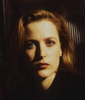 Scully says SERIOUSFACE.