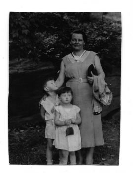 Gradma, Dad and Aunt Ursula ca. 1936