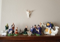 Ceramic Nativity Scene Painted By My Grandmother