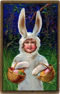 vintage Easter card