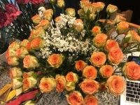 the flowers I got for my niece & nephew after their first performance in the Nutcracker