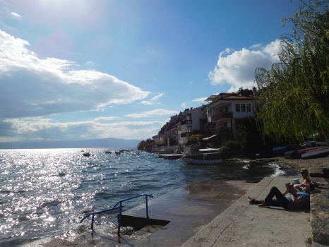 The weather, 3 October  in Ohrid (Macedonia)