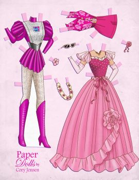 barbie paper dolls