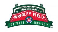 wrigley field100 logo