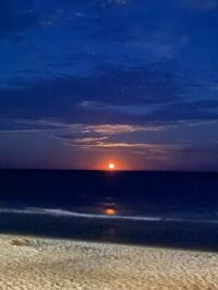 Outer Banks at Moon Rise