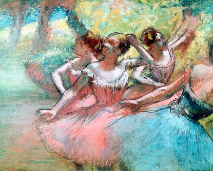 Degas: Four Ballerinas On The Stage