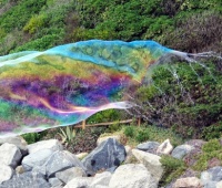 Moonlight Beach -  Giant Bubble Popping !
