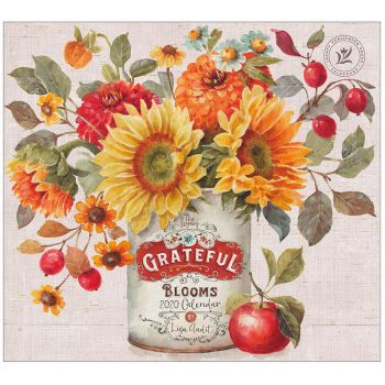 Solve The Legacy 2020 Wall Calendar Grateful Blooms jigsaw puzzle ...