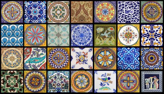 Tiles from around the world