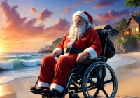 Diversity Santa #3 Disabled Santa